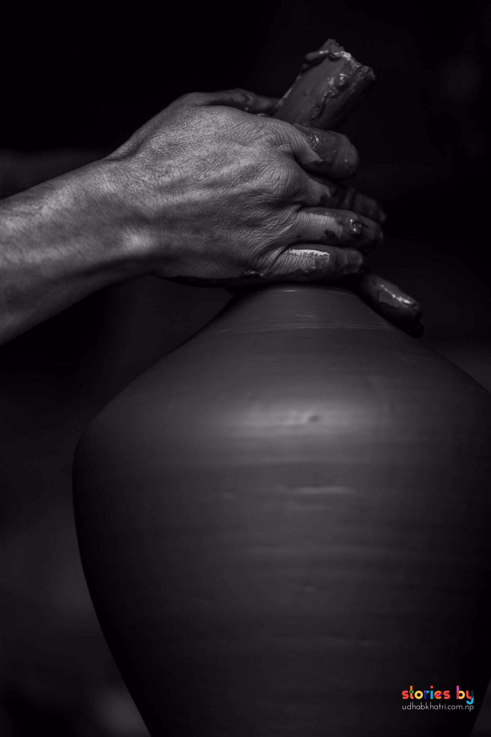 Drying pottery