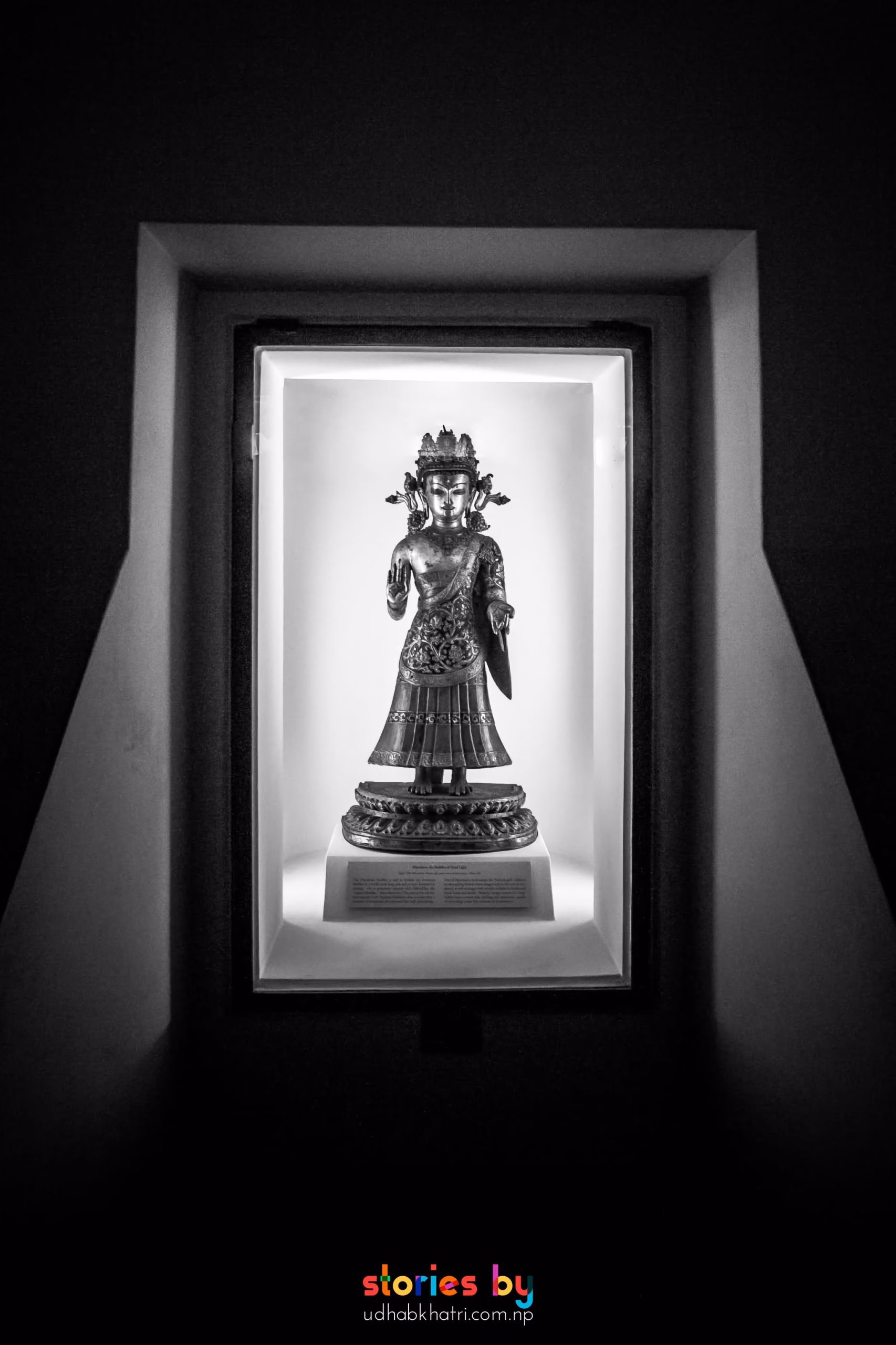 Statue at display on Patan Durbar Museum