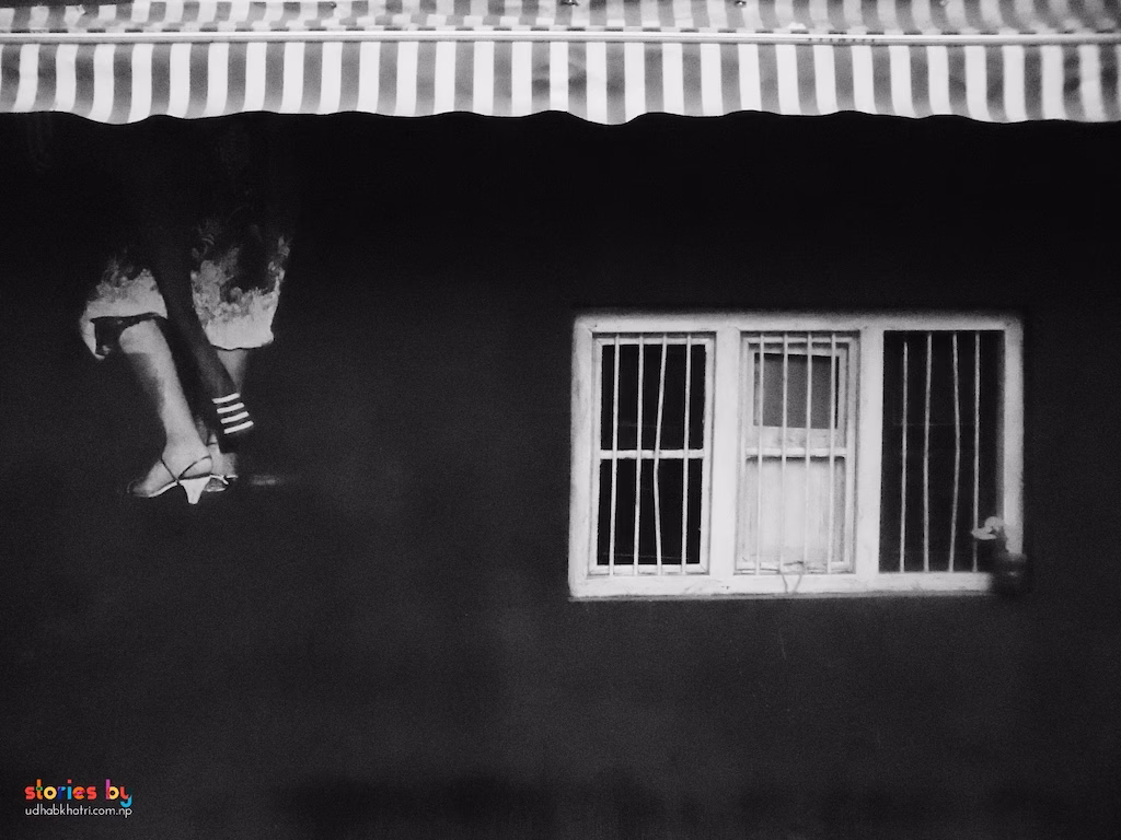 Kathmandu intersection — CCD sensor photograph