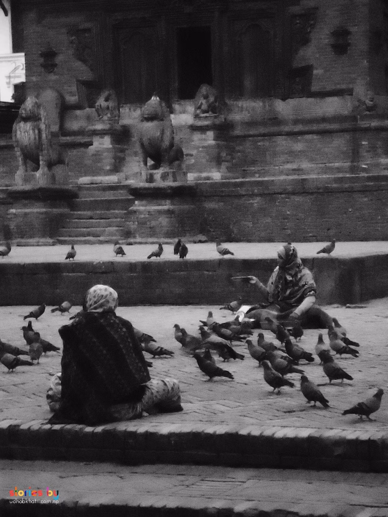 Kathmandu street corner — 2012 compact camera